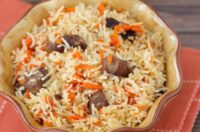 چلو گوشت هویج