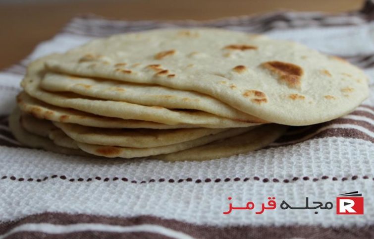 طرز تهیه چند نوع نان مسطح با خمیرترش و استارتر خمیرترش با آرد سبوسدار