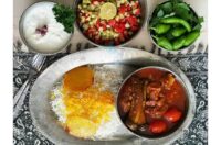 نحوه طرز پخت خورشت بادمجان مجلسی بدون لپه با مرغ و گوشت