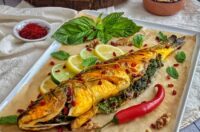 نحوه درست کردن ماهی شکم پر شمالی خوشمزه و مجلسی
