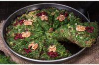 لیست انواع خوشمزه ترین غذاها برای افطار, طرز تهیه کوکو سبزی مجلسی