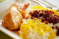 فهرست بهترین غذا مخصوص سحری, زرشک پلو با مرغ