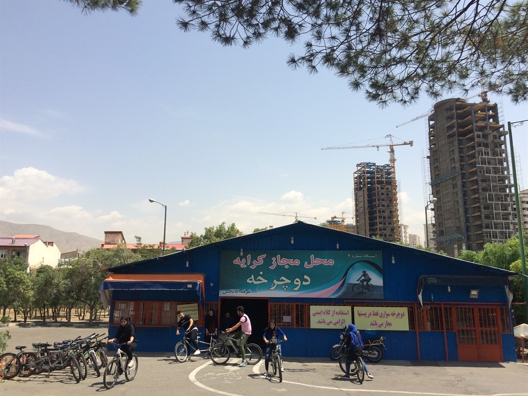 صفر تا صد اجاره دوچرخه در دریاچه چیتگر