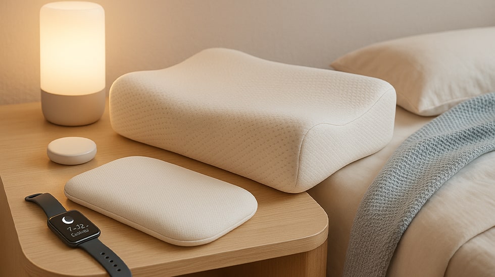 بالش طبی مموری فوم مناسب گردن درد