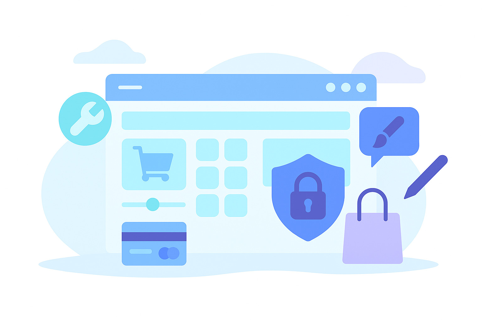 طراحی سایت با فروشگاه‌سازها